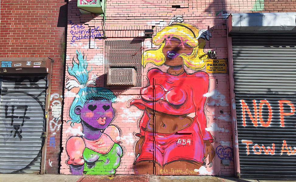 La Femme Cheri mural | BAM!